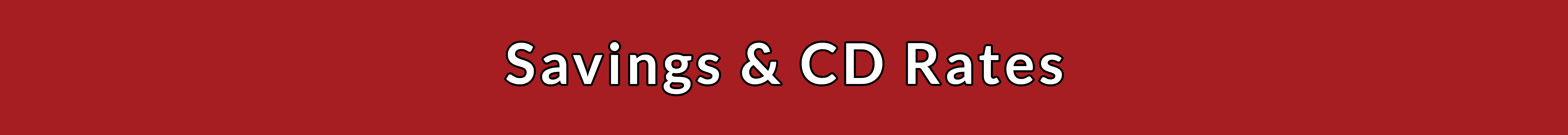 savings and CD rates header